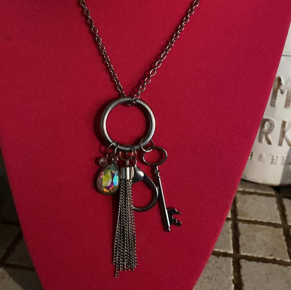 Oil spill necklace